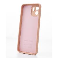 Силиконовый чехол SOFT Silicone Case для Samsung A03 Core (ТРИЗУБ) пудра