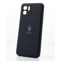 Силиконовый чехол SOFT Silicone Case для Samsung A13 4G (ТРИЗУБ) черный