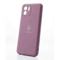 Силиконовый чехол SOFT Silicone Case для Samsung A13 4G (ТРИЗУБ) лаванда