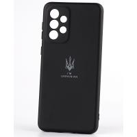 Силиконовый чехол SOFT Silicone Case для Samsung A33 5G (ТРИЗУБ) черный
