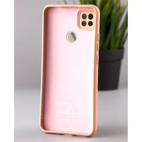Силиконовый чехол SOFT Silicone Case для Xiaomi Redmi 10A (ТРИЗУБ) пудра