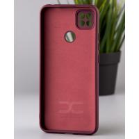 Силиконовый чехол SOFT Silicone Case для Xiaomi Redmi 10A (ТРИЗУБ) бордовый
