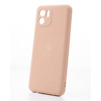 Силиконовый чехол SOFT Silicone Case для Xiaomi Redmi Note 11 Pro+/11i/11i Hypercharge (ТРИЗУБ) пудра