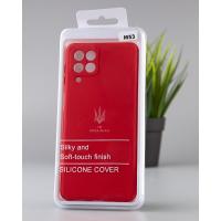 Силиконовый чехол SOFT Silicone Case для Samsung M53 5G (ТРИЗУБ) красный