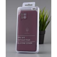 Силиконовый чехол SOFT Silicone Case для Samsung M53 5G (ТРИЗУБ) лаванда