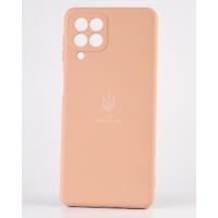 Силиконовый чехол SOFT Silicone Case для Samsung M53 5G (ТРИЗУБ) пудра