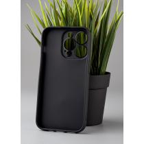 Силиконовый чехол Graphite для iPhone 14 Pro Max черный