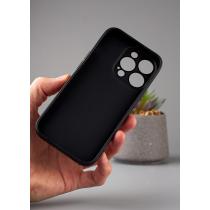 Силиконовый чехол Graphite для iPhone 14 Pro Max черный