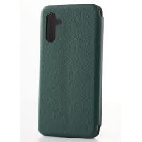 чехол-книга 360 для Samsung A04S ART темно-зеленый