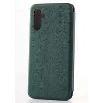 чехол-книга 360 для Samsung A04S ART темно-зеленый