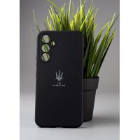 Силиконовый чехол Original pack SOFT для Samsung A54 5G (ТРИЗУБ) черный