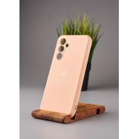 Силиконовый чехол Original pack SOFT для Samsung A54 5G (ТРИЗУБ) пудра