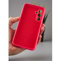 Силиконовый чехол Original pack SOFT для Samsung A54 5G (ТРИЗУБ) малиновый