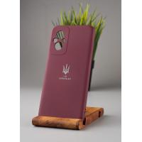 Силиконовый чехол Original pack SOFT для Xiaomi Redmi 11 Prime/Poco M5 4G (ТРИЗУБ) бордовый