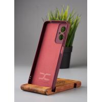 Силиконовый чехол Original pack SOFT для Xiaomi Redmi 11 Prime/Poco M5 4G (ТРИЗУБ) бордовый