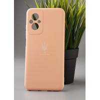 Силиконовый чехол Original pack SOFT для Xiaomi Redmi 11 Prime/Poco M5 4G (ТРИЗУБ) пудра