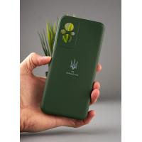 Силиконовый чехол Original pack SOFT для Xiaomi Redmi 11 Prime/Poco M5 4G (ТРИЗУБ) темно-зеленый