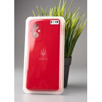 Силиконовый чехол Original pack SOFT для Xiaomi Redmi 11 Prime/Poco M5 4G (ТРИЗУБ) красный