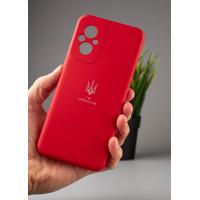 Силиконовый чехол Original pack SOFT для Xiaomi Redmi 11 Prime/Poco M5 4G (ТРИЗУБ) красный