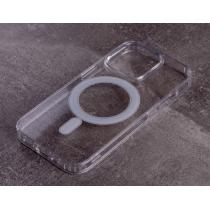 Силиконовый чехол MagSafe CLEAR для iPhone 14 Pro Max Прозрачный