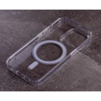 Силиконовый чехол MagSafe CLEAR для iPhone 14 Pro Max прозрачный