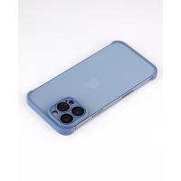 Силиконовая накладка CornerPad 3in1 для iPhone 13 Pro серо-синий