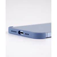 Силиконовая накладка CornerPad 3in1 для iPhone 13 Pro Max серо-синий