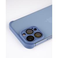 Силиконовая накладка CornerPad 3in1 для iPhone 13 Pro Max серо-синий