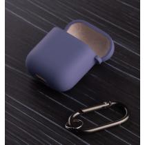Чехол для Airpods 1/2 SOFT+Fiber grey lavender