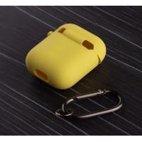 Чехол для Airpods 1/2 SOFT+Fiber shiny yellow