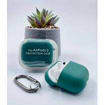 Чехол для Airpods 3 SOFT+Fiber green