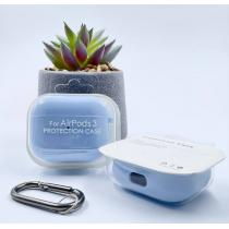 Чехол для Airpods 3 SOFT+Fiber grey lavender