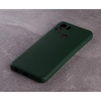 Силиконовый чехол SOFT Silicone Case для Xiaomi Redmi A2 Plus/A1 Plus (без лого) темно-зеленый
