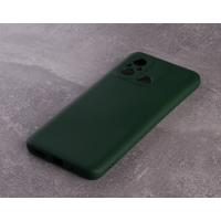 Силиконовый чехол SOFT Silicone Case для Xiaomi Redmi 12C (без лого) темно-зеленый