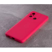 Силиконовый чехол SOFT Silicone Case для Xiaomi Redmi 12C (без лого) малиновый