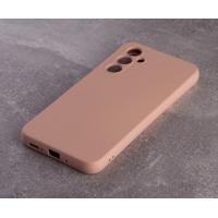 Силиконовый чехол SOFT Silicone Case для Samsung S23 (без лого) пудра