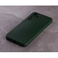 Силиконовый чехол SOFT Silicone Case для Samsung S23 (без лого) темно-зеленый