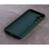 Силиконовый чехол SOFT Silicone Case для Samsung S23 (без лого) темно-зеленый