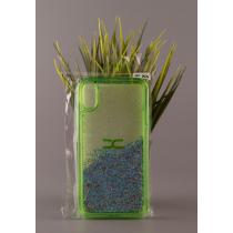 Силиконовый чехол AQUARIUM для iPhone 12 зеленый