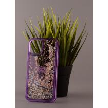 Силиконовый чехол AQUARIUM для iPhone 12 фиолетовый