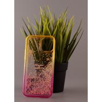 Силиконовый чехол AQUARIUM для iPhone 12 Pro желтый/розовый