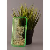 Силиконовый чехол AQUARIUM для iPhone 13 Pro зеленый