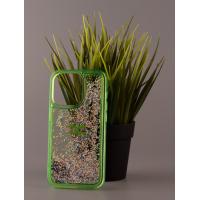 Силиконовый чехол AQUARIUM для iPhone 13 Pro Max зеленый