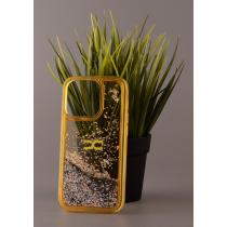 Силиконовый чехол AQUARIUM для iPhone 14 желтый