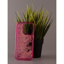 Силиконовый чехол AQUARIUM для iPhone 14 Plus розовый