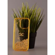 Силиконовый чехол AQUARIUM для iPhone 14 Pro желтый