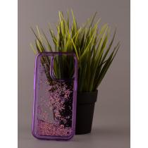 Силиконовый чехол AQUARIUM для iPhone 14 Pro Max фиолетовый