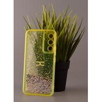 Силиконовый чехол AQUARIUM для Samsung A34 желтый