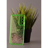 Силиконовый чехол AQUARIUM для Samsung A34 зеленый