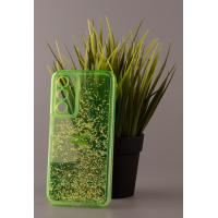 Силиконовый чехол AQUARIUM для Samsung A34 зеленый